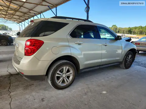 2015 Chevrolet Equinox Lt VIN 2GNALBEK0F6107610 фото 3