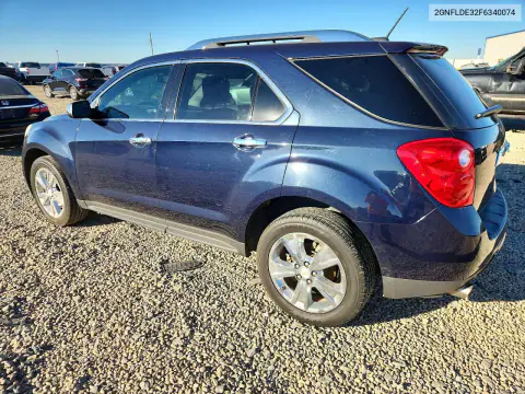 2015 Chevrolet Equinox Ltz VIN 2GNFLDE32F6340074 фото 2