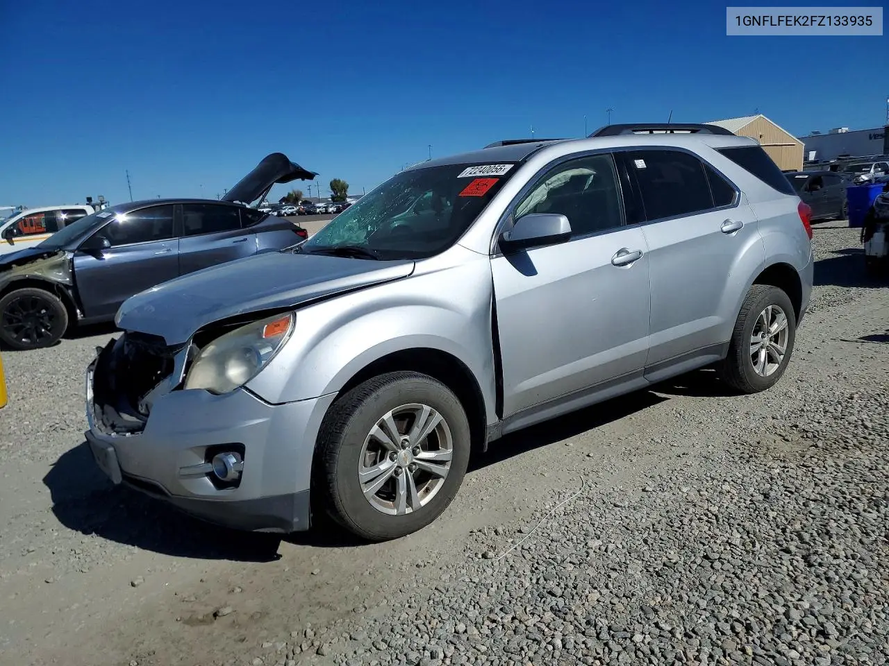 2015 Chevrolet Equinox Lt VIN 1GNFLFEK2FZ133935 фото 1