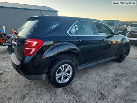 2016 Chevrolet Equinox Ls VIN 2GNALBEK1G6149138 фото 3