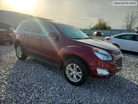 2016 Chevrolet Equinox Lt VIN 2GNALCEK7G6138070 фото 4