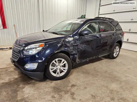 2016 Chevrolet Equinox Lt VIN 2GNALCEK5G6274231 фото 1