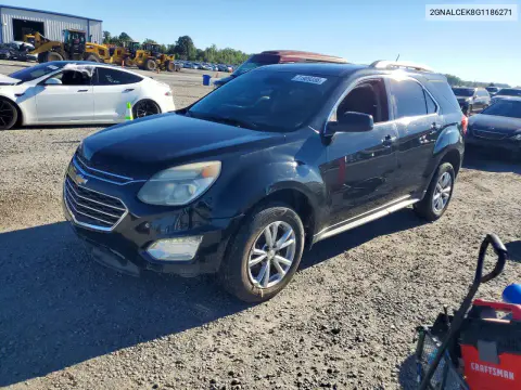 2GNALCEK8G1186271 — 2016 Chevrolet Equinox, Передняя часть, фото до ремонта