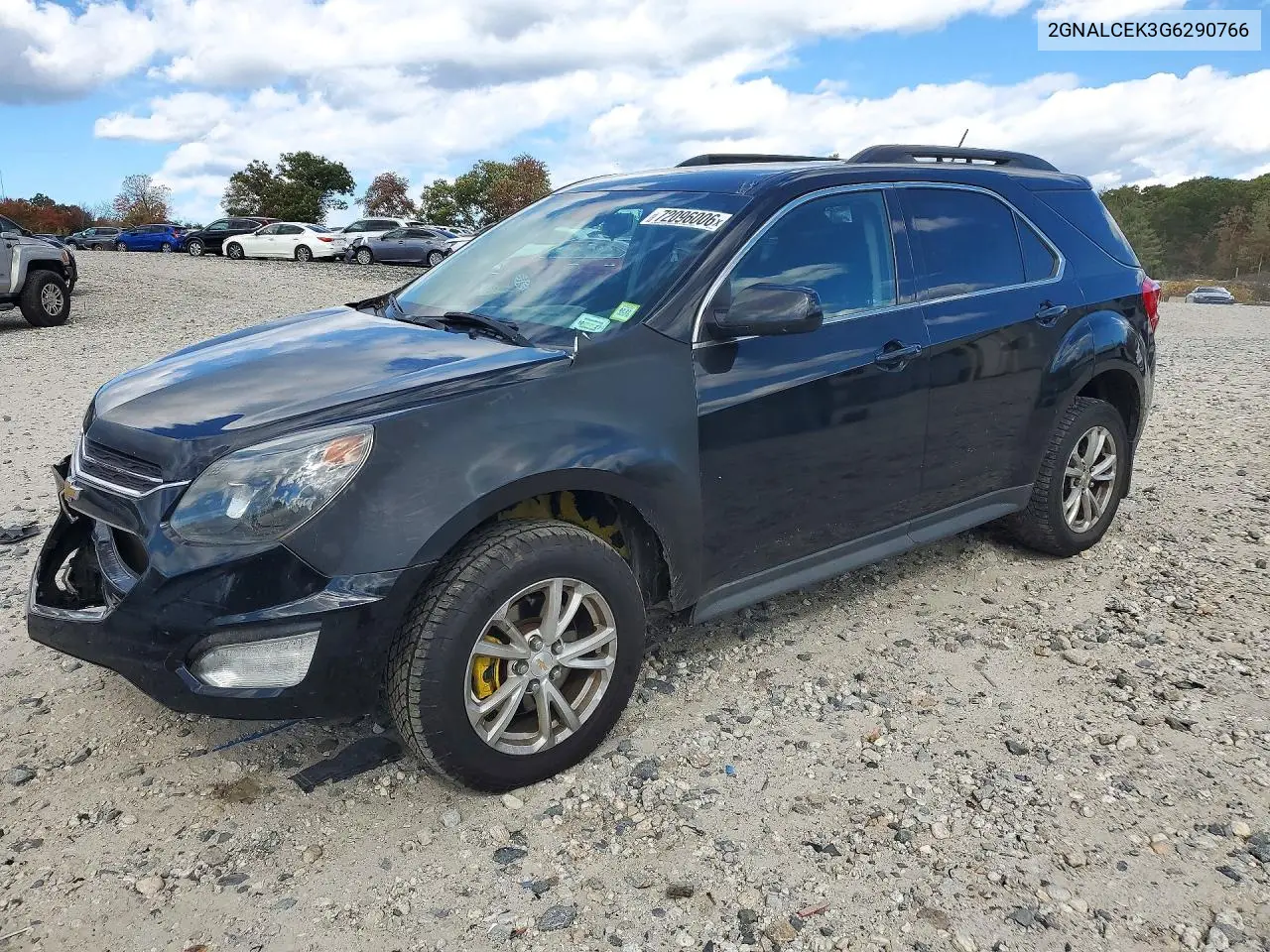 2016 Chevrolet Equinox Lt VIN 2GNALCEK3G6290766 фото 1