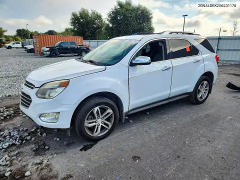 2GNALDEK2G6231178 — 2016 Chevrolet Equinox, Передняя часть, фото до ремонта