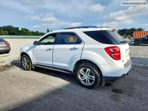2016 Chevrolet Equinox Ltz VIN 2GNALDEK2G6231178 фото 2