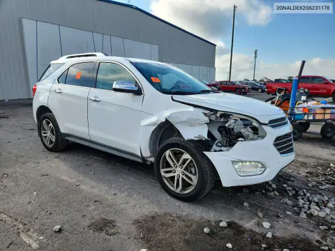 2016 Chevrolet Equinox Ltz VIN 2GNALDEK2G6231178 фото 4