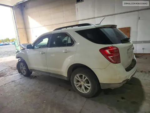 2016 Chevrolet Equinox Lt VIN 2GNALCEK4G6333642 фото 2