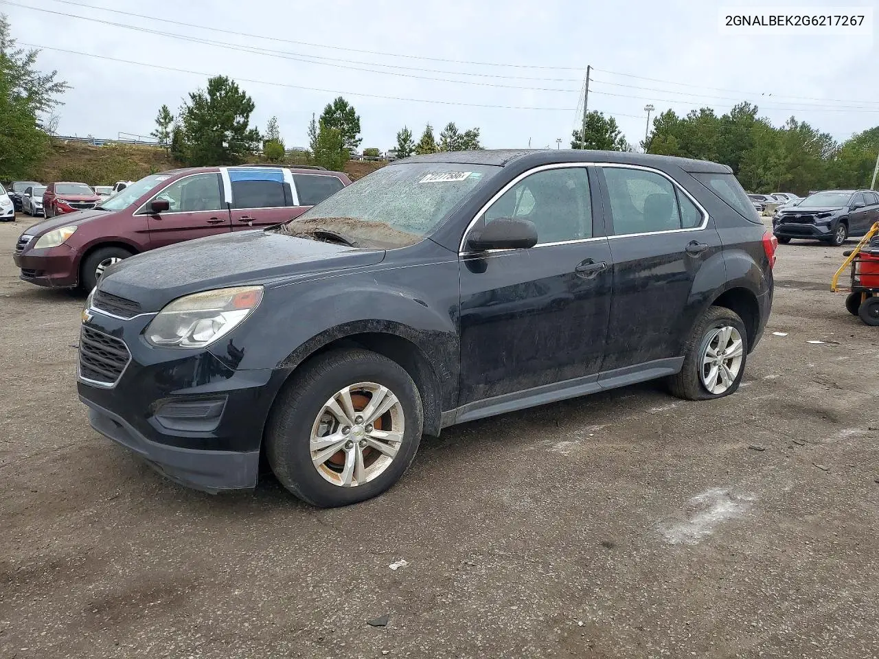 2016 Chevrolet Equinox Ls VIN 2GNALBEK2G6217267 фото 1
