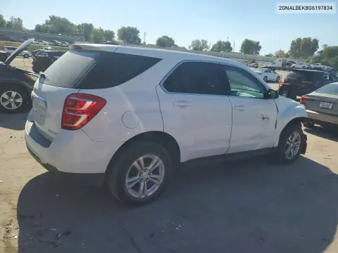 2016 Chevrolet Equinox Ls VIN 2GNALBEK8G6197834 фото 3