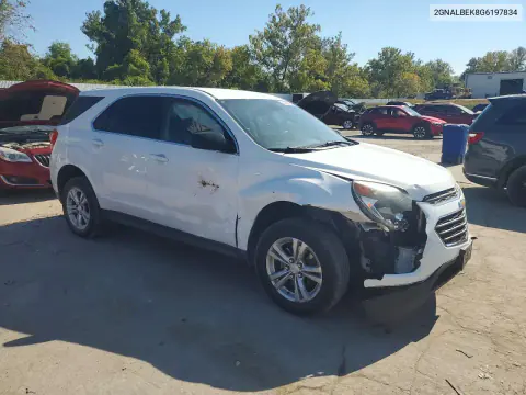 2016 Chevrolet Equinox Ls VIN 2GNALBEK8G6197834 фото 4