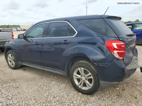 2016 Chevrolet Equinox Ls VIN 2GNALBEK6G1124331 фото 2