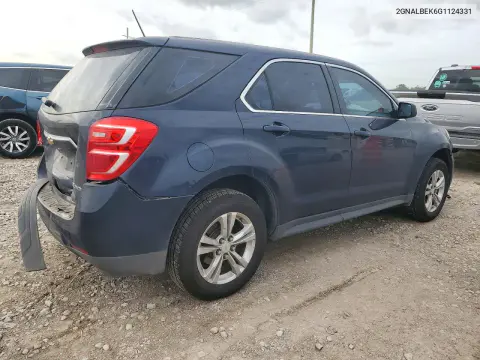 2016 Chevrolet Equinox Ls VIN 2GNALBEK6G1124331 фото 3