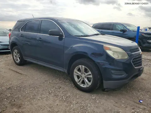 2016 Chevrolet Equinox Ls VIN 2GNALBEK6G1124331 фото 4