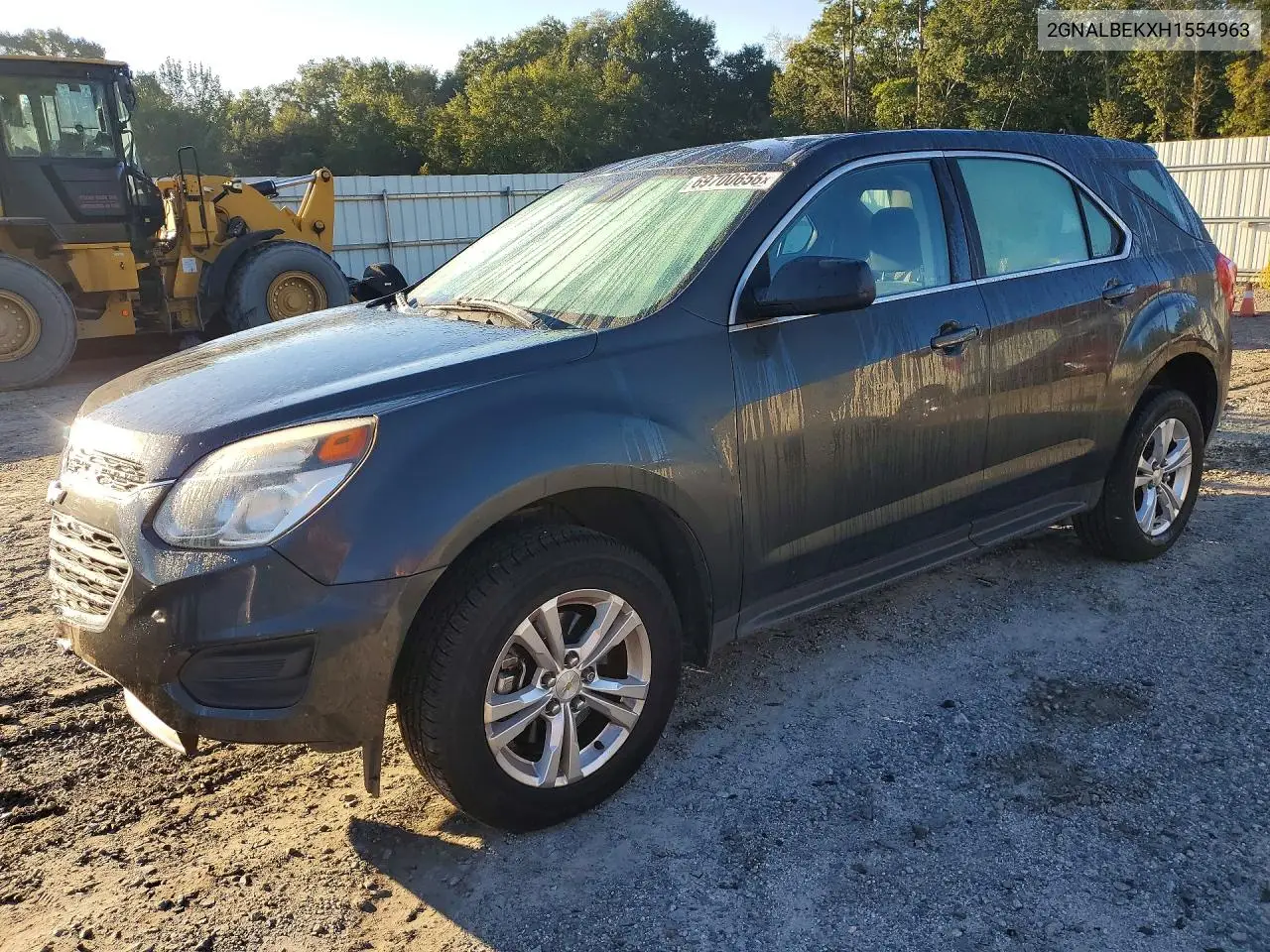 2GNALBEKXH1554963 Chevrolet Equinox 2017 — повреждение Передняя часть, фото до ремонта