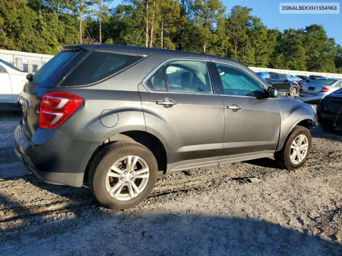 2GNALBEKXH1554963 — 2017 Chevrolet Equinox, фото 3 с аукциона Copart, Передняя часть