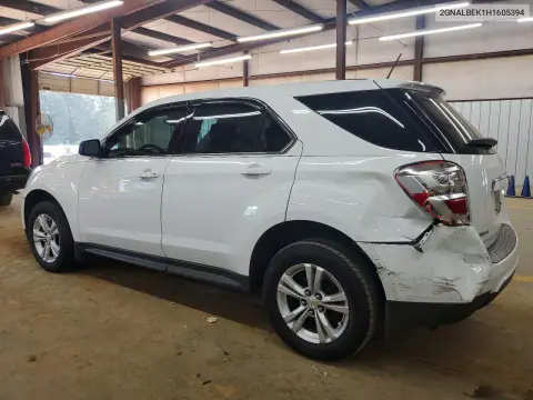 2017 Chevrolet Equinox Ls VIN 2GNALBEK1H1605394 фото 2