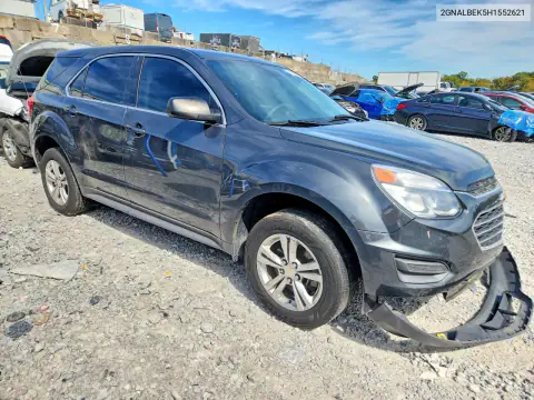 2017 Chevrolet Equinox Ls VIN 2GNALBEK5H1552621 фото 4