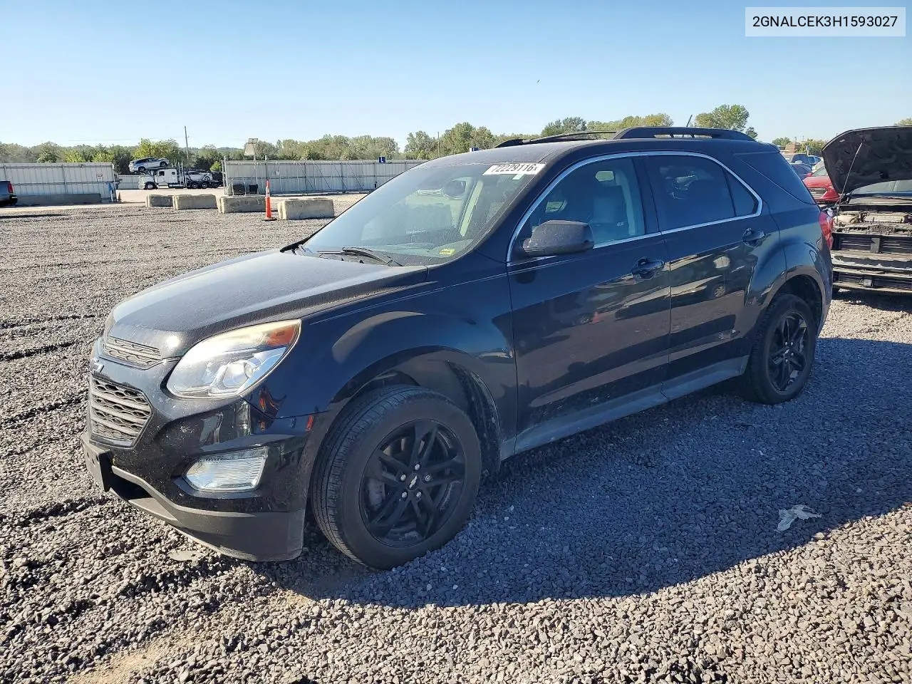 2017 Chevrolet Equinox Lt VIN 2GNALCEK3H1593027 фото 1