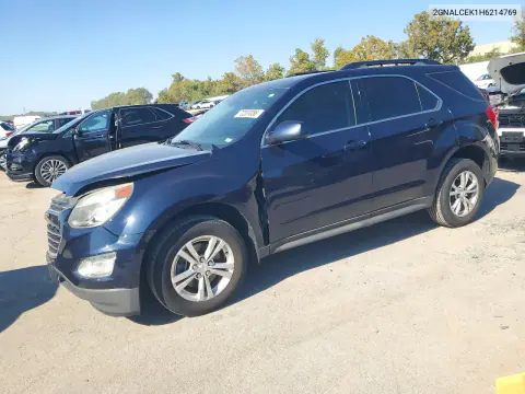 2GNALCEK1H6214769 — 2017 Chevrolet Equinox, Передняя часть, фото до ремонта