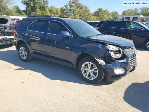2017 Chevrolet Equinox Lt VIN 2GNALCEK1H6214769 фото 4