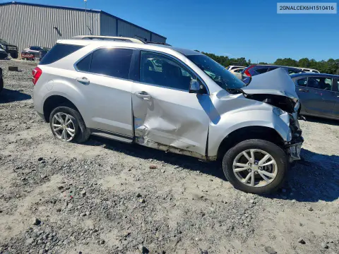 2017 Chevrolet Equinox Lt VIN 2GNALCEK6H1510416 фото 4