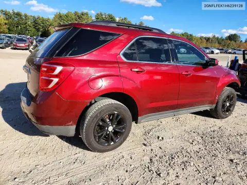 2017 Chevrolet Equinox Lt VIN 2GNFLFEK1H6239128 фото 3