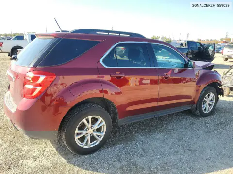 2017 Chevrolet Equinox Lt VIN 2GNALCEK2H1559029 фото 3