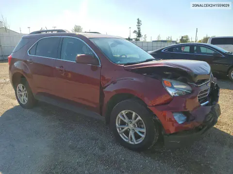 2017 Chevrolet Equinox Lt VIN 2GNALCEK2H1559029 фото 4