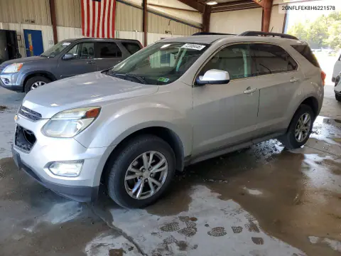 2017 Chevrolet Equinox Lt VIN 2GNFLFEK8H6221578 фото 1