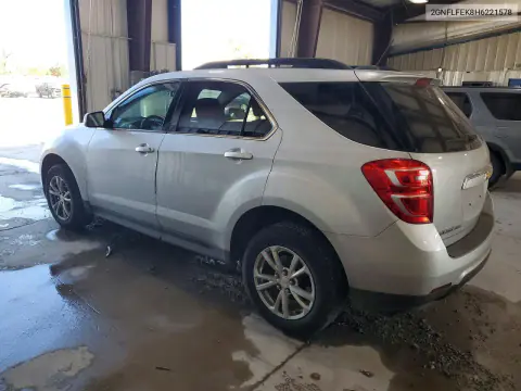 2017 Chevrolet Equinox Lt VIN 2GNFLFEK8H6221578 фото 2
