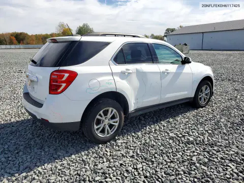 2017 Chevrolet Equinox Lt VIN 2GNFLFEK0H6117425 фото 3