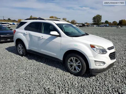 2017 Chevrolet Equinox Lt VIN 2GNFLFEK0H6117425 фото 4