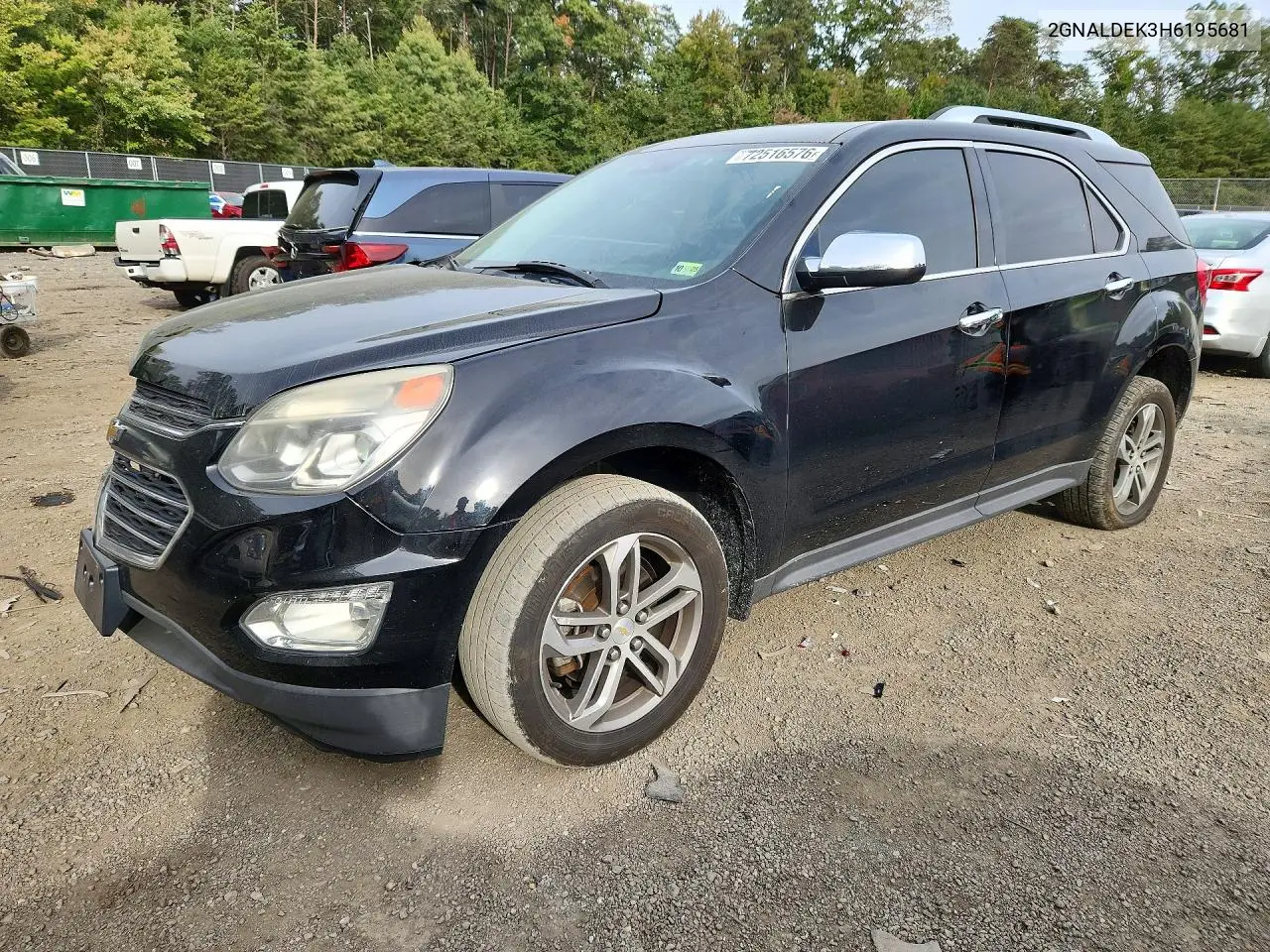 2017 Chevrolet Equinox Premier VIN 2GNALDEK3H6195681 фото 1