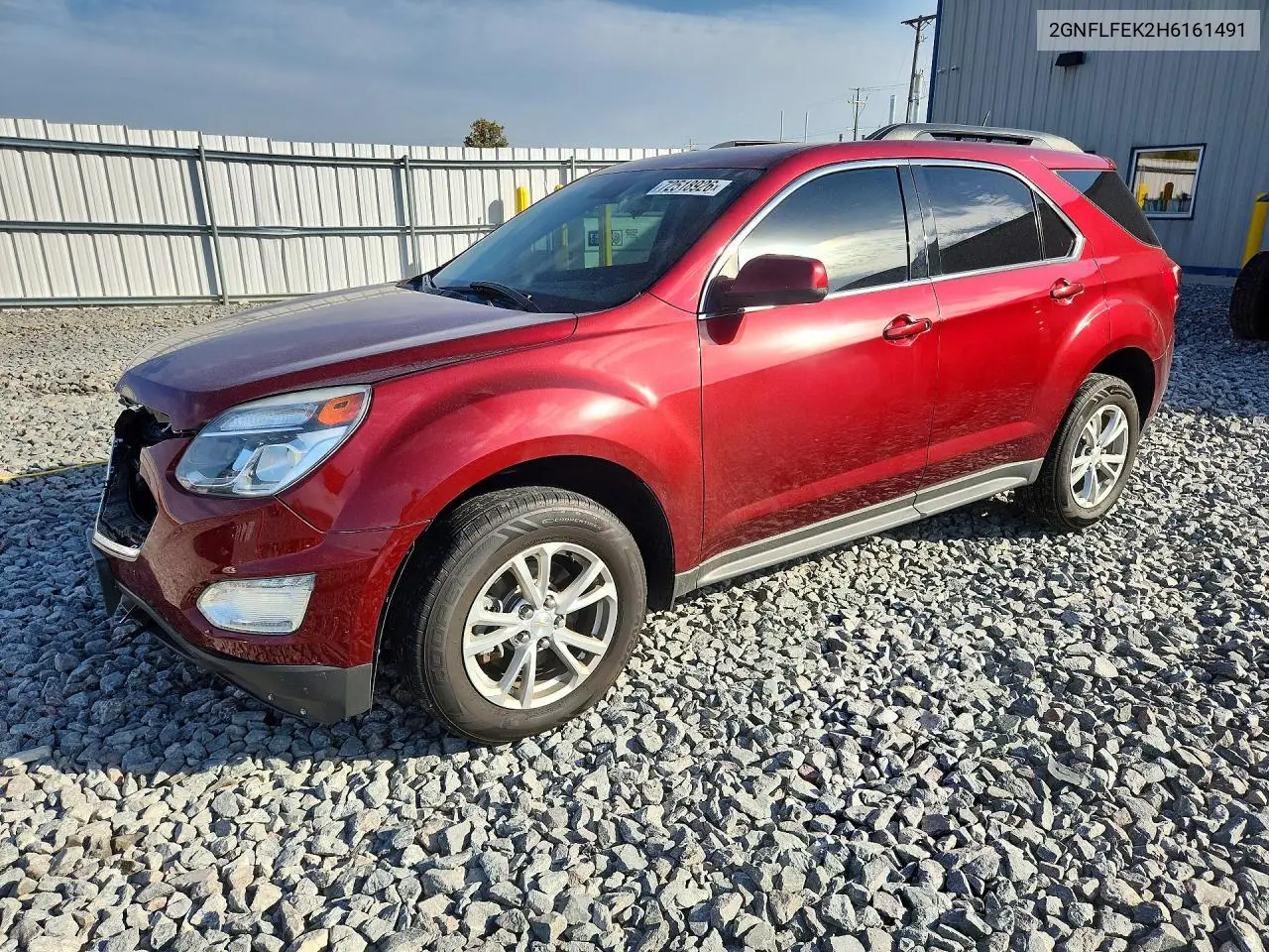 2017 Chevrolet Equinox Lt VIN 2GNFLFEK2H6161491 фото 1