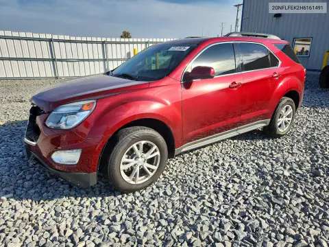 2GNFLFEK2H6161491 — 2017 Chevrolet Equinox, Передняя часть, фото до ремонта