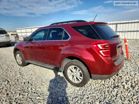 2017 Chevrolet Equinox Lt VIN 2GNFLFEK2H6161491 фото 2