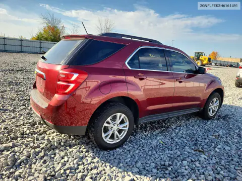 2017 Chevrolet Equinox Lt VIN 2GNFLFEK2H6161491 фото 3