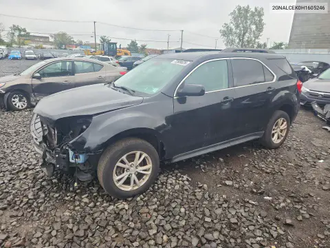 2GNALCEK0H1605246 — 2017 Chevrolet Equinox, Передняя часть, фото до ремонта