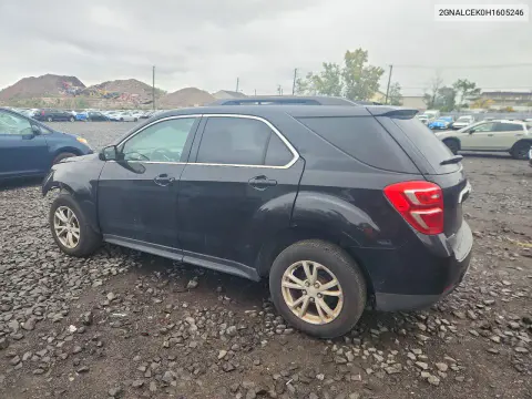 2017 Chevrolet Equinox Lt VIN 2GNALCEK0H1605246 фото 2