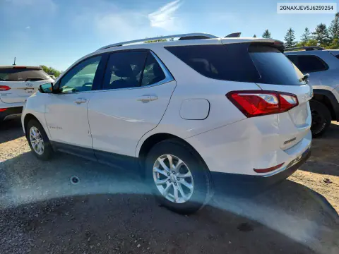 2018 Chevrolet Equinox Lt VIN 2GNAXJEV5J6259254 фото 2