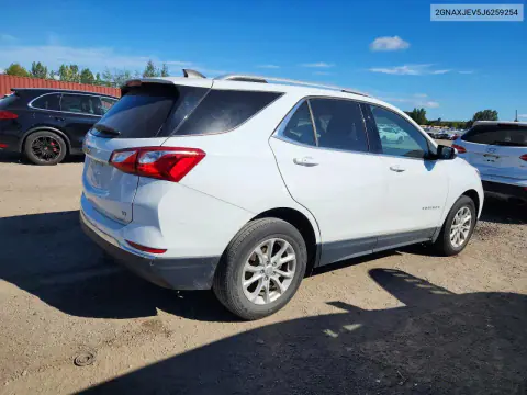 2018 Chevrolet Equinox Lt VIN 2GNAXJEV5J6259254 фото 3