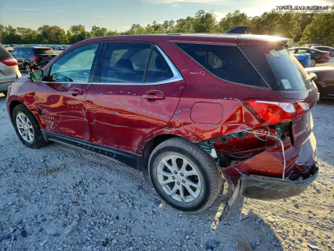 2018 Chevrolet Equinox Lt VIN 2GNAXJEV3J6208660 фото 2