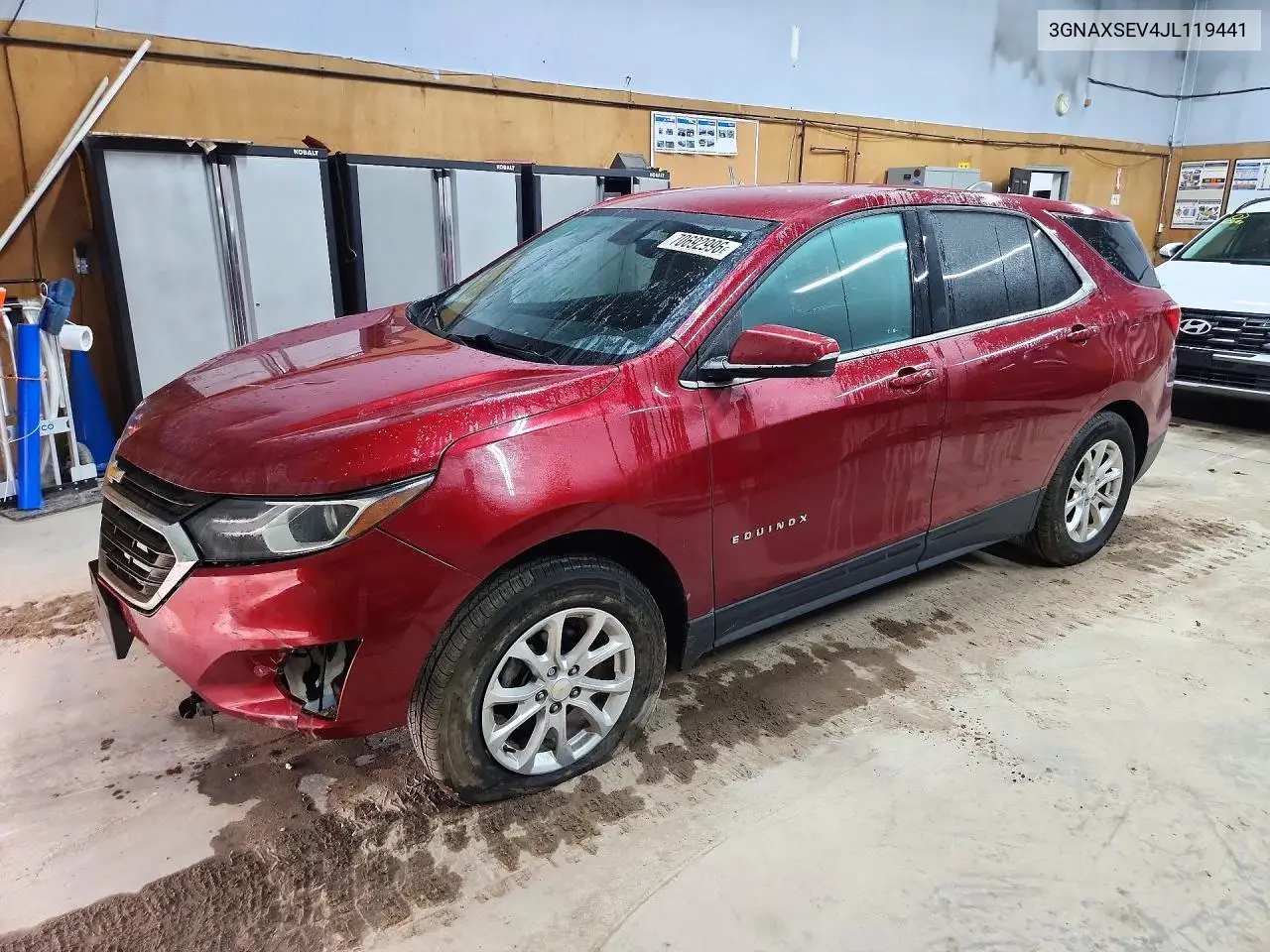 2018 Chevrolet Equinox Lt VIN 3GNAXSEV4JL119441 фото 1