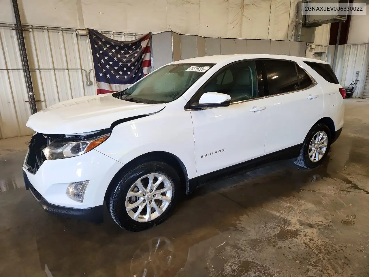2018 Chevrolet Equinox Lt VIN 2GNAXJEV0J6330022 фото 1