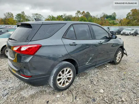 2018 Chevrolet Equinox Ls VIN 3GNAXHEV9JS646240 фото 3