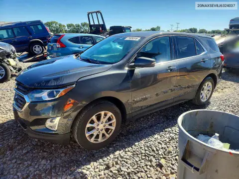 2018 Chevrolet Equinox Lt VIN 2GNAXSEV8J6324037 фото 1