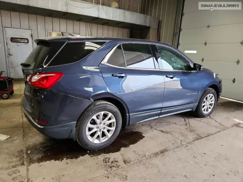 2018 Chevrolet Equinox Lt VIN 3GNAXJEV8JL289893 фото 3