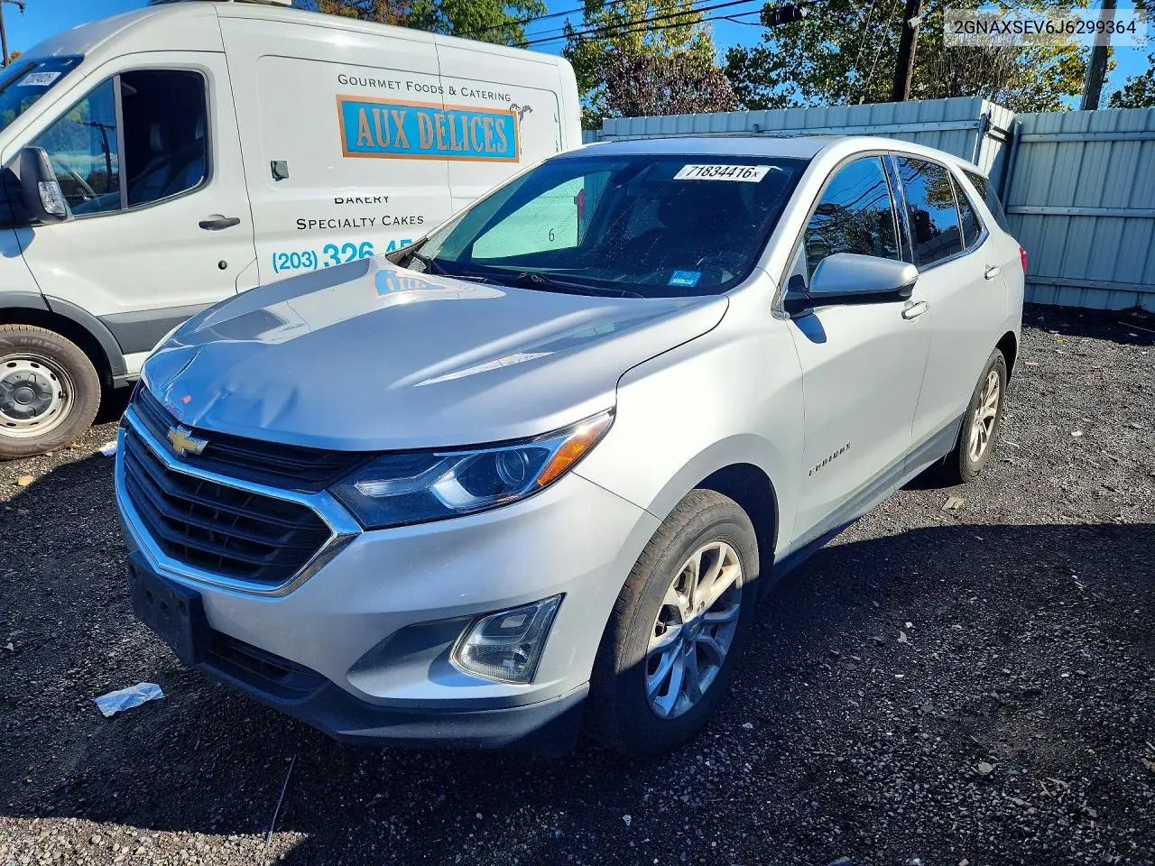 2018 Chevrolet Equinox Lt VIN 2GNAXSEV6J6299364 фото 1