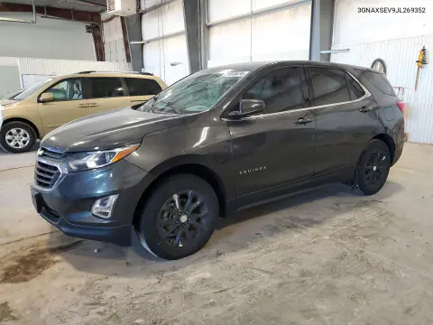 2018 Chevrolet Equinox Lt VIN 3GNAXSEV9JL269352 фото 1